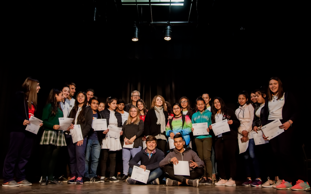 Leonor Benedettoentregó certificados a jóvenes realizadores audiovisuales de Entre Ríos